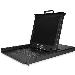 Rackmount KVM Console 8port 17in LCD Mount Parts/cbls Incl
