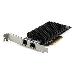 Dual-Port 10GB Pci-e Network Card with 10GBASE-T & NBASE-T