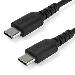 Durable Fast Charge & Sync USB 3.1 - USB C Charging Cable - 1m