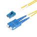 Fiber Optic Cable - Lc/sc Single Mode Os2/upc/duplex/lszh - 2m