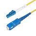 Fiber Optic Cable - Lc To Sc (upc) Os2 Single Mode Simplex 9/125 15m
