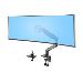 Monitor Desk Mount For Up To 49in Ultrawide Curved Screens Max 44lb - Mechanical Spring Arm - C-clamp/grommet - Tool-less Adjustment