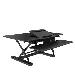 Sit Stand 36in Desk Workstation Laptop Riser Ht Adjust 5-17in