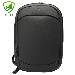 16in Expandable Slim Eco-friendly Notebook Backpack - Black