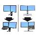 Workfit Convert-to-LCD & Laptop Kit From Dual Displays For Workfit-s Or Workfit-c