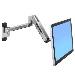 Lx Hd Sit-stand Wall Mount LCD Arm (polished Aluminum)