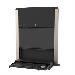 Carefit Enclosure (matte Black) Wall-mount Computer Workstation