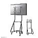 Mobile Flat Screen Floor Stand Trolley Height 152-169 Cm