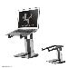 Foldable Laptop Stand - Silver/ Black 10-16in