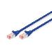 Patch cable - CAT6 - S/FTP - Snagless - Cu - 3m - blue