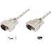 atatransfer extension cable, D-Sub9 M/F, 5m serial, molded beige