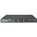 PLANET Industrial L2 + 24P 10/100/1000T PoE Switch 4P shared 100/1000X SFP Uplinks -40/+75C degrees