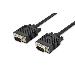 VGA Monitor connection cable, HD15 M/M, 5m 3Coax/7C, 2xferrite black