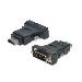 DVI Adapter, DVI(18+1) - HDMI type A M/F, DVI-D single link,HDMI 1.3 compatible black