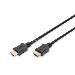 HDMI High Speed connection cable, type A M/M, 3m w/Ethernet, Ultra HD 60p, gold black