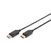 DisplayPort connection cable, DP M/M, 10m w/interlock, Full HD 1080p black