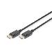 DisplayPort connection cable, DP M/M, 2m w/interlock, DP 1.2, Ultra HD 4K black