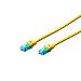 Patch cable - Cat 5e - U-UTP - Snagless - 1m - yellow