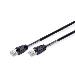 outdoor Patch cable - CAT6 - S/FTP - Booted - Cu - 1m - black sheath