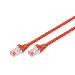 Patch cable - CAT6 - S/FTP - Snagless - Cu - 5m - red