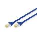 Patch cable - CAT6a - S/FTP - Snagless - Cu - 3m - blue