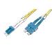 Fiber Optic Patch Cord SC (APC) to LC (PC), Singlemode 09/125 , Duplex Length 10m