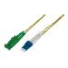 Fiber Optic Patch Cord, E2000 (APC) to LC (PC) Singlemode 09/125 , Duplex, Length 3m