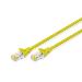 Patch cable - CAT6a - S/FTP - Snagless - Cu - 50cm - yellow