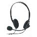 Headset - Stereo - 3.5mm - Black - with microphone