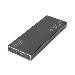 External SSD Enclosure, M.2 (NGFF) - USB 3.1 C aluminum housing, black, chIPSet: EP9461E
