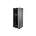42U 19in Free Standing Network Cabinet 2053x800x800 mm, color black (RAL 9005), with glass front door