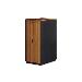 SOUNDproof Cabinet 2110x750x1130 mm, wooden surface walnut metal parts black RAL 9005