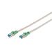 Crossover cable Copper conductor- Cat 5e - F/UTP - Snagless - 50cm - grey