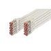 Patch cable - CAT6 - S/FTP - Snagless - Cu - 25cm - white - 10pk