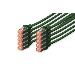 CAT6 S-FTP patch cable Cu LSZH AWG 27/7 length 1m - green - 10pk