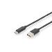 ASSMANN USB Type-C connection cable, type C to A M/M, 3m 3A, 480MB, 2.0 Version, black