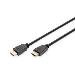HDMI Premium High Speed connection cable, type A M/M, 1m w/Ethernet, Ultra HD 60p, black