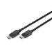 DisplayPort connection cable, DP M/M, 5m w/interlock, Ultra HD 8K, Vers. 1.3/1.4, black