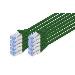 Patch cable - Cat 5e - SF/UTP - Snagless - Cu - 2m - green - 10pk