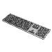 Wireless keyboard 2.4 GHz, ABS, grey Qwertzu German