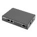 Gigabit PoE Indoor Extender. 2-port. 60W 100m extension. cascadable. self powered