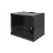 9U Wall Mounting Cabinets - 19in SoHo, unmounted, 460x540x400mm Black  (RAL 9005)