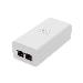 Gigabit Ethernet PoE+ Injector 802.3at, 30 W small housing, white