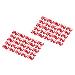 Color clIPS for RJ 45 cable 100 pcs Red