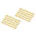 Color clIPS for RJ 45 cable 100 pcs Yellow