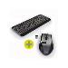 Silent Pack 2 In 1 Wireless Keyboard + Mouse - Qwerty Uk