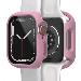 Apple Watch Series 8 and Apple Watch Series 7 Case EclIPSe Series with Screen Protector 45mm Mulberry Muse (Pink)