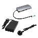 Bundle Docking Station Nano Dock Metal - USB-c Hdmi / Vga / Lan - Power Delivery 100w + Charger 77w