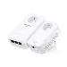 Passthrough Powerline Kit Av1300 3-port V4 + Wifi Ac1350 2x Lc Kit With 3 Gigabit Ethernet Ports And Trunk Plug