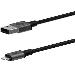 mophie Essentials Cable USB A lightning 2m Black